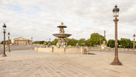 La Fontaine des Mers, place de la Concorde