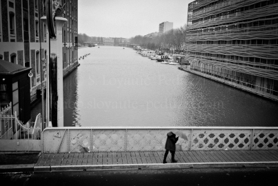 Série Pluie - Paris, Canal de l'Ourcq