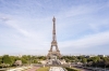 la Tour Eiffel, depuis le parvis des Droits de l'Homme