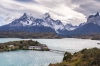-Carte de vœux digitale « Lac Pehoe, Patagonie »
